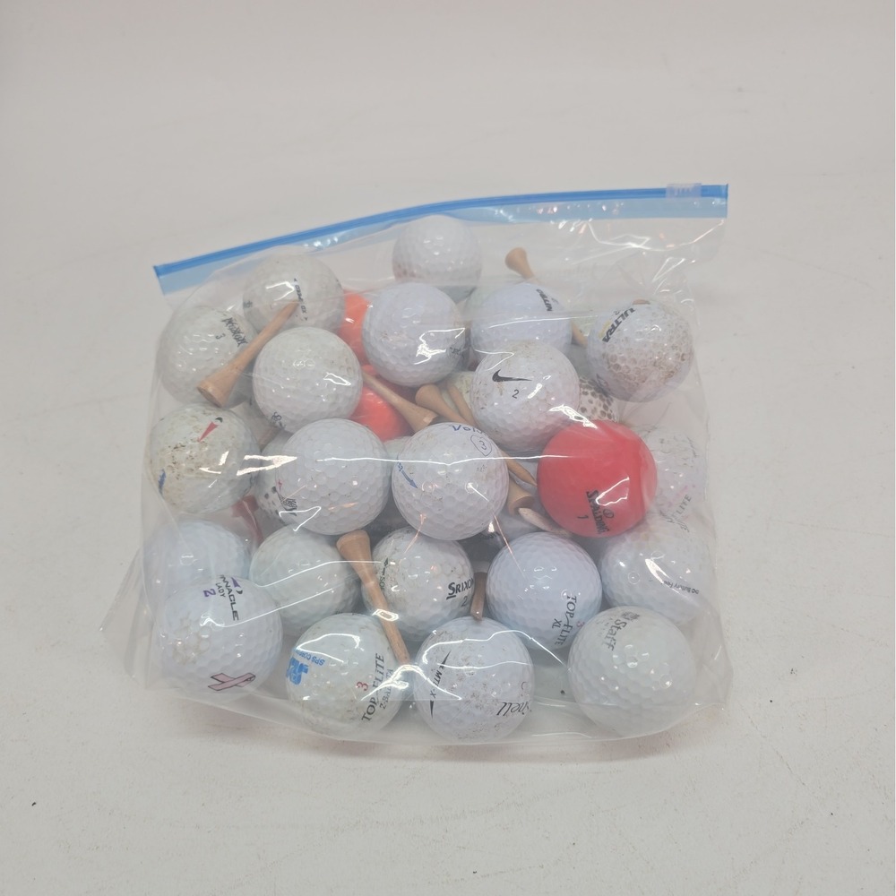 lot of 33 Golf Balls Mixed Brands